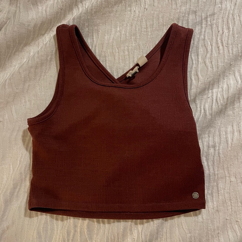 Roxy Cross Back Crop Top - Size L